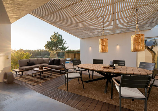 TAVOLO ZELMAR 218X115 ANTRACITE YK13