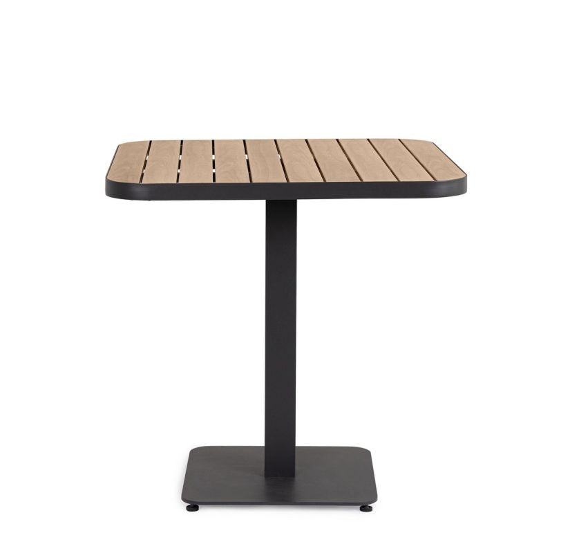 TAVOLO BELMAR 75X75 ANTRACITE YK 13