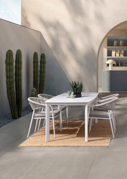 TAVOLO ALCORA 180X90 BIANCO