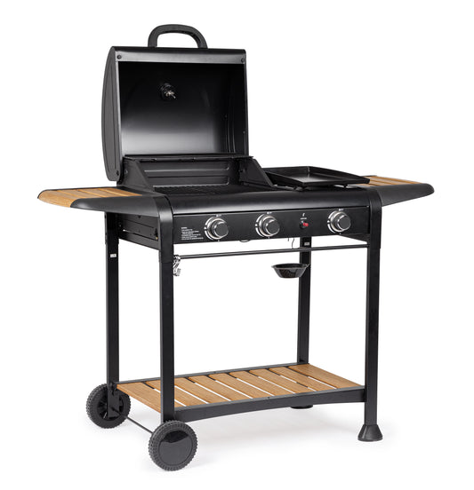 BARBECUE A GAS LONI 3 BRUCIATORI