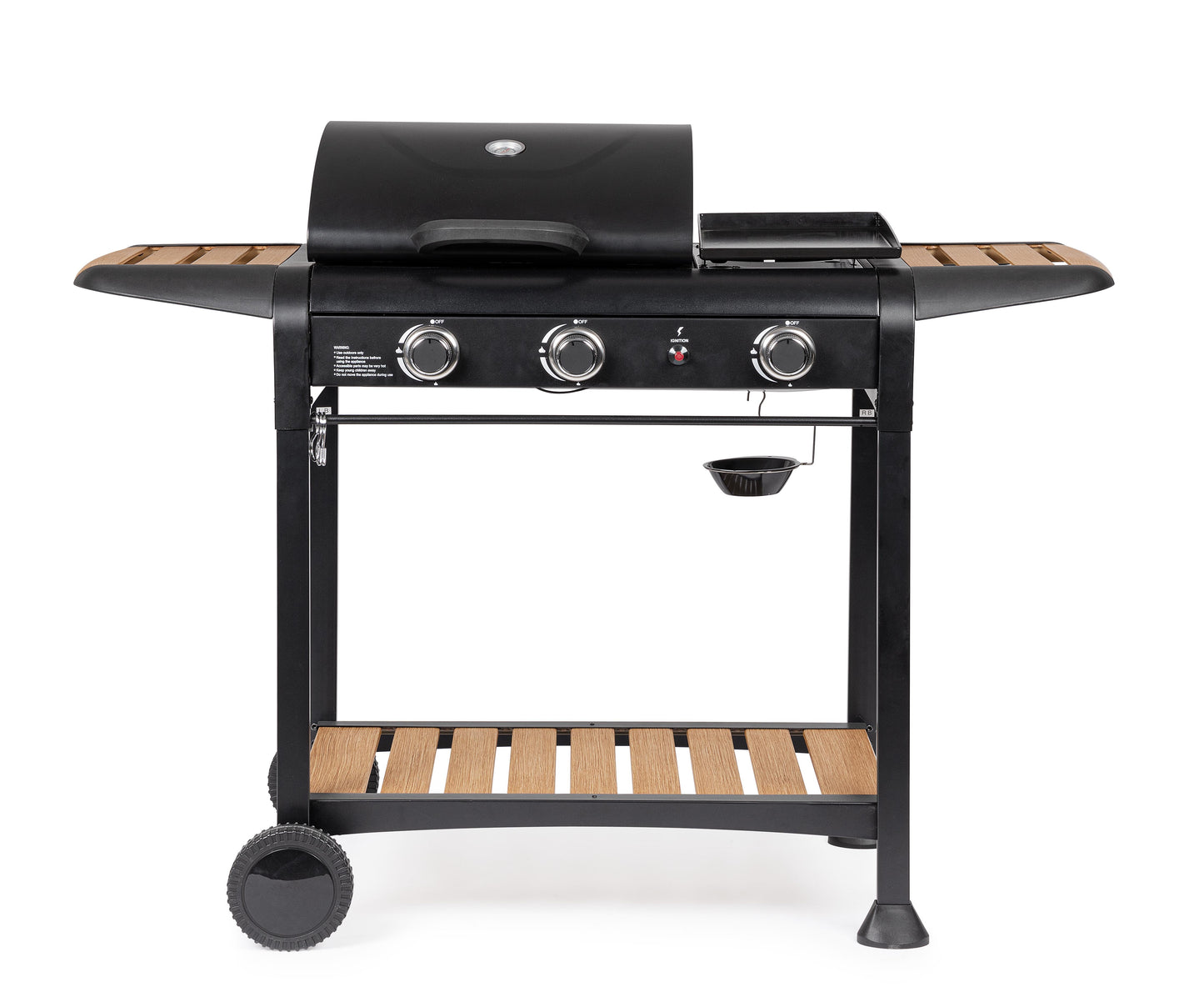 BARBECUE A GAS LONI 3 BRUCIATORI