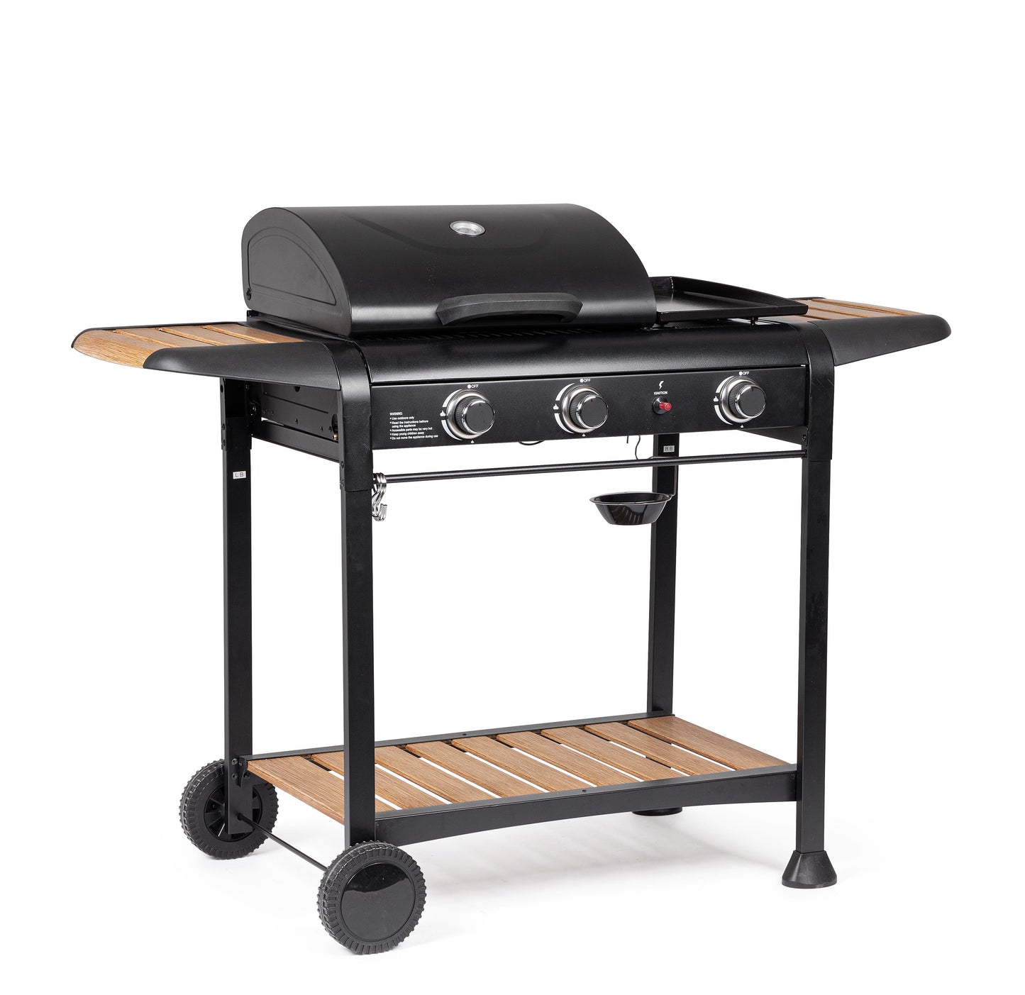 BARBECUE A GAS LONI 3 BRUCIATORI