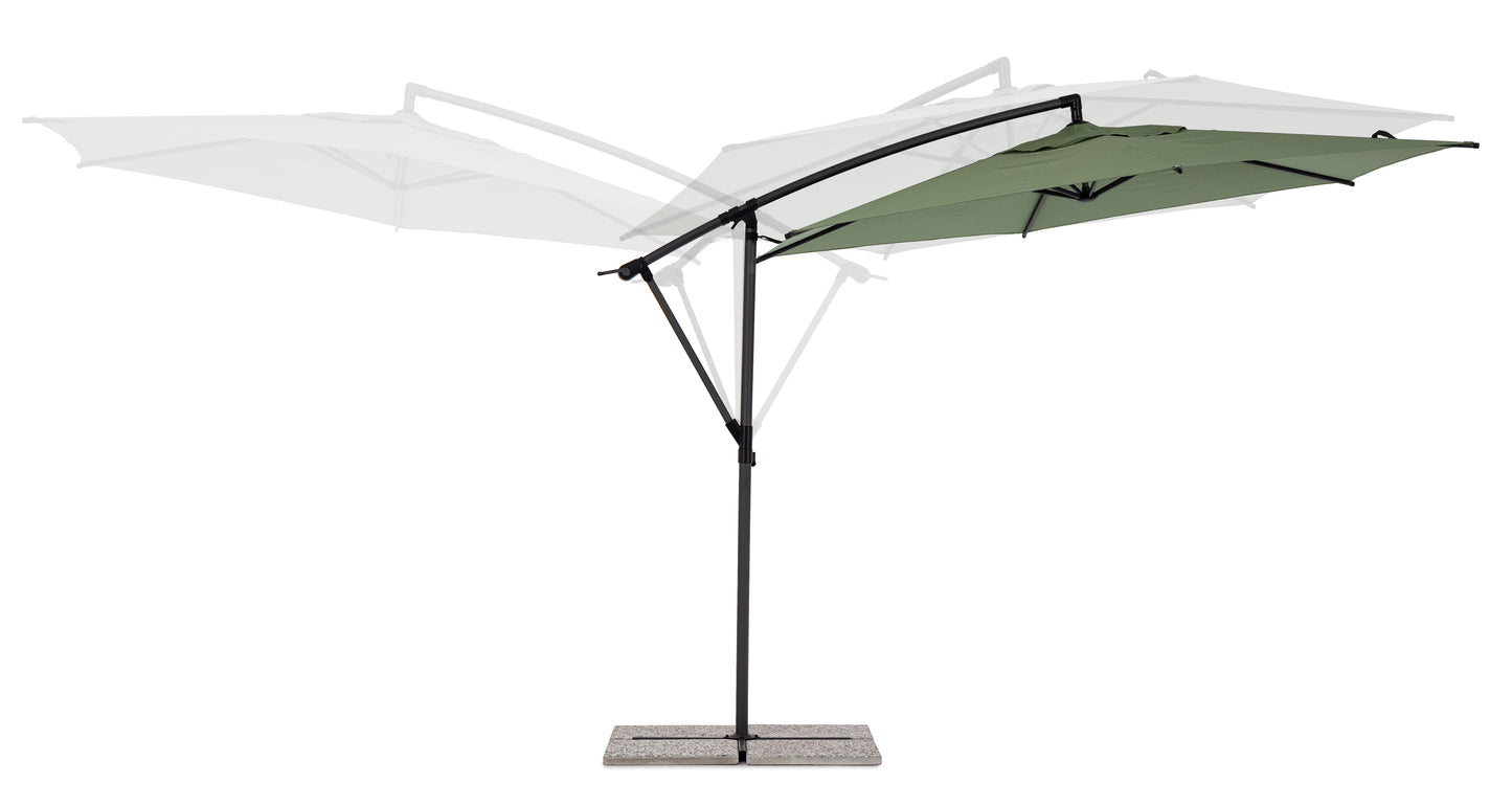 OMBRELLONE BRACCIO TROPEA 3M ANT-OLIVE
