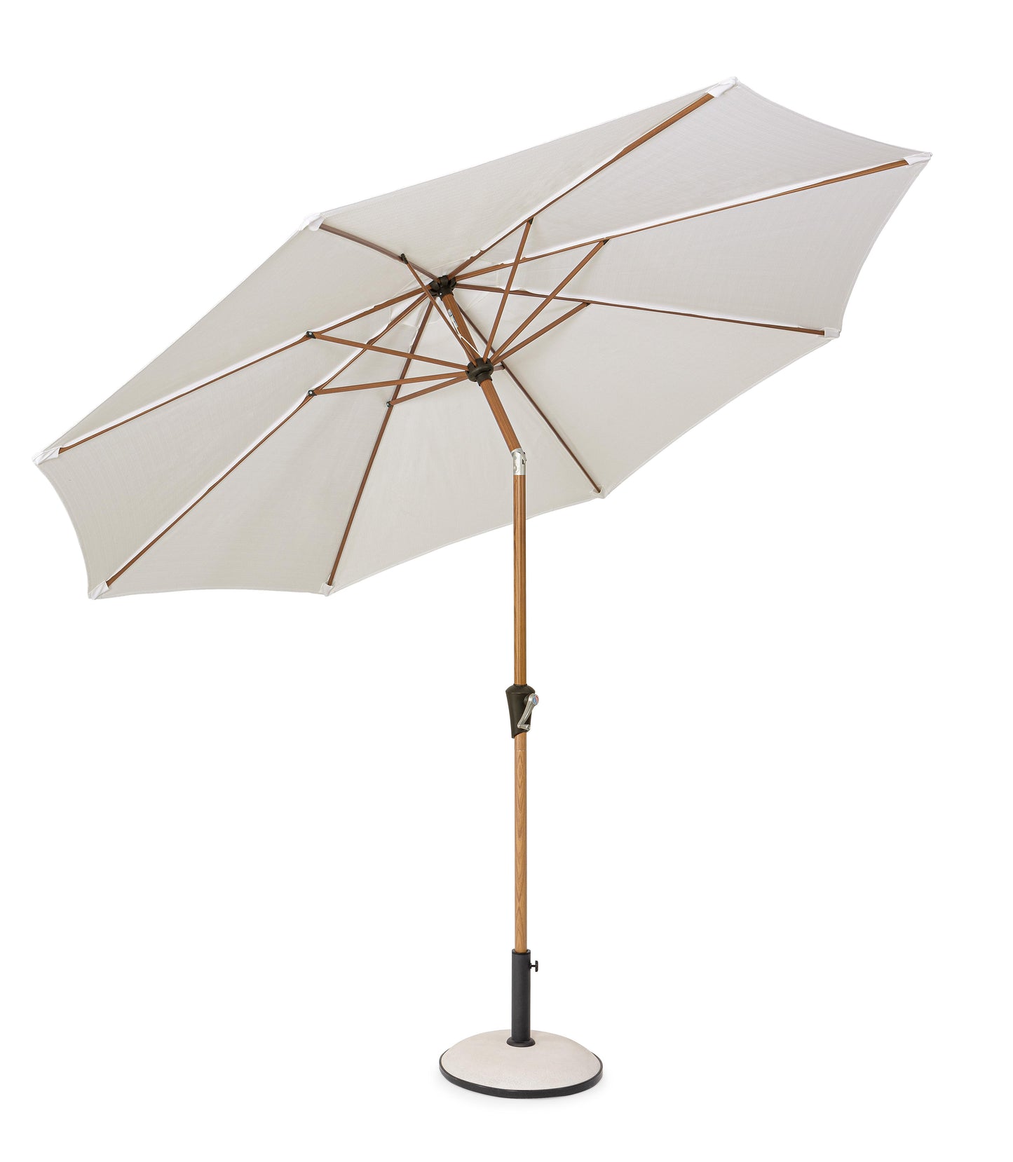 OMBRELLONE PALINURO C-SNODO 3M NAT-BIANCO