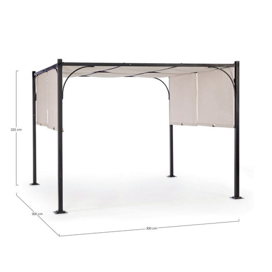 GAZEBO SLIDE 3X3 ANTRACITE-GRIGIO