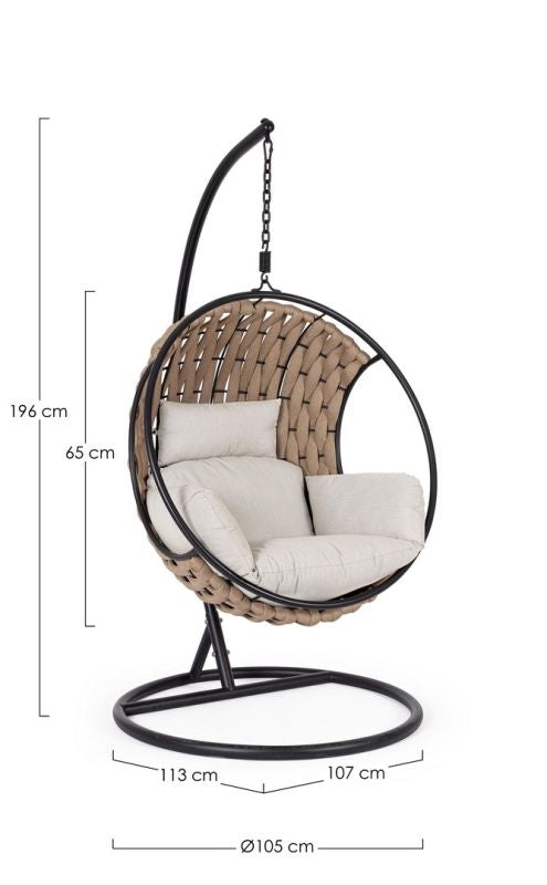 POLTRONA SOSPESA C-C GALAPAGOS SAND