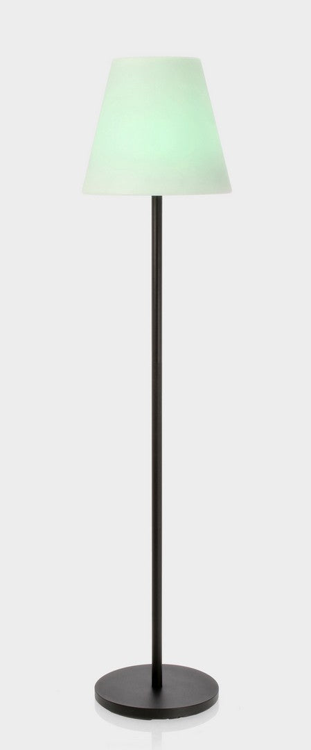 PIANTANA SOLAR LED SPEAKER PE NERO H150