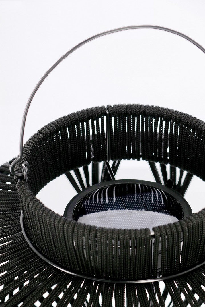 LANTERNA SOLARE NIKHITATO NERO D28