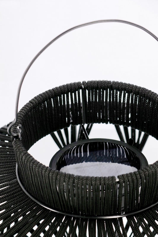 LANTERNA SOLARE NIKHITATO NERO D28