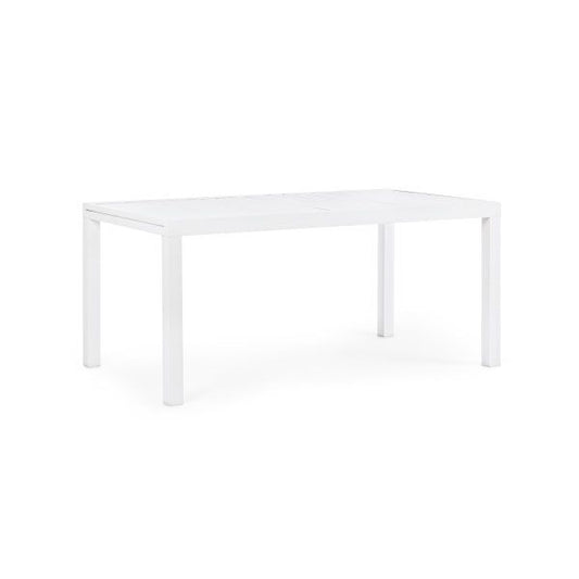 TAVOLO ALL. HILDE 160-240X90 BIANCO LD30