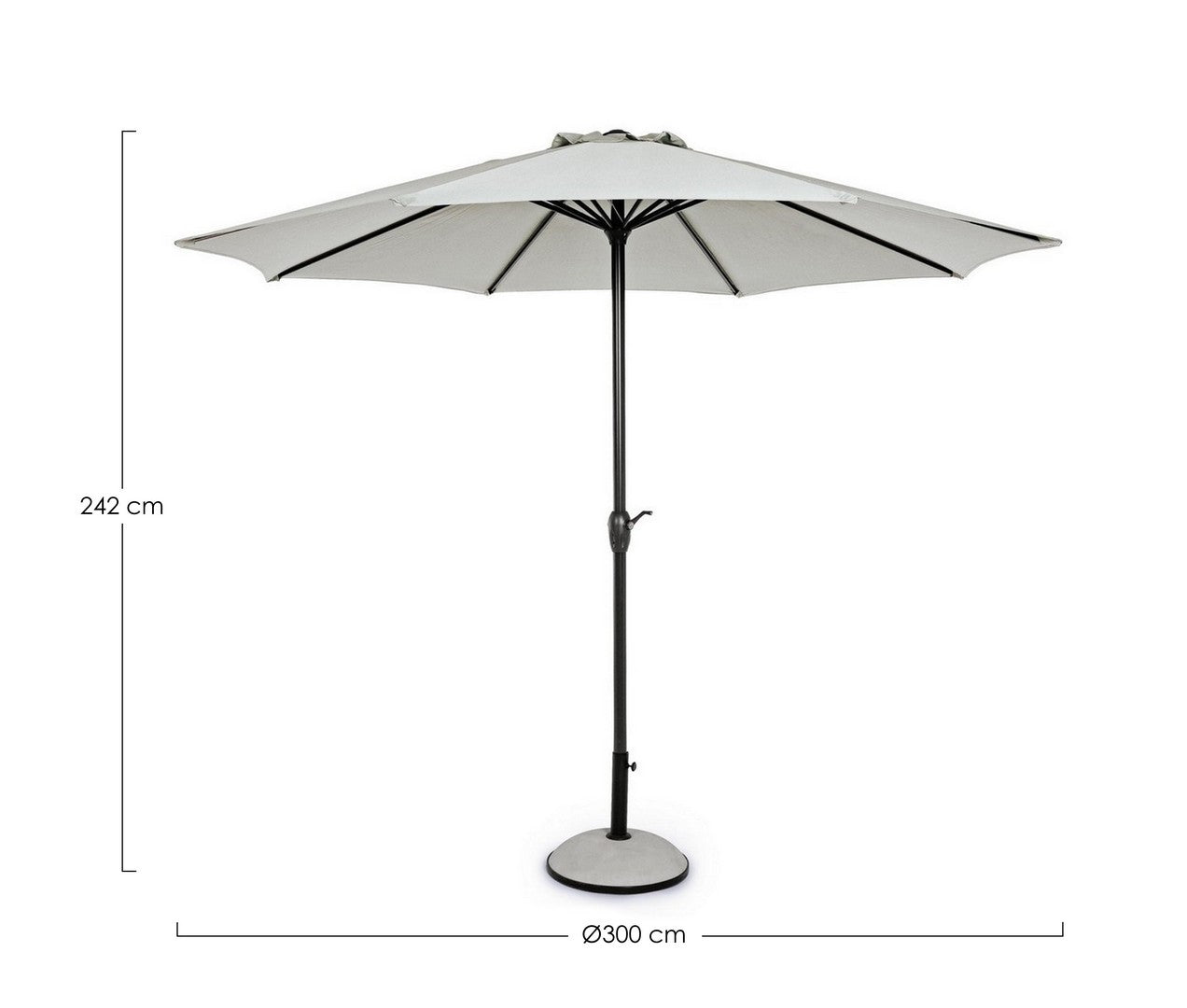 OMBRELLONE KALIFE 3M NATURALE