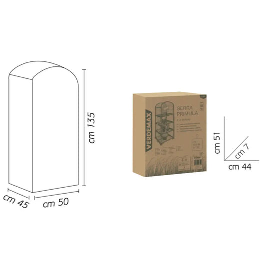 SERRA PRIMULA 4RIPIANI CM 50X45X135