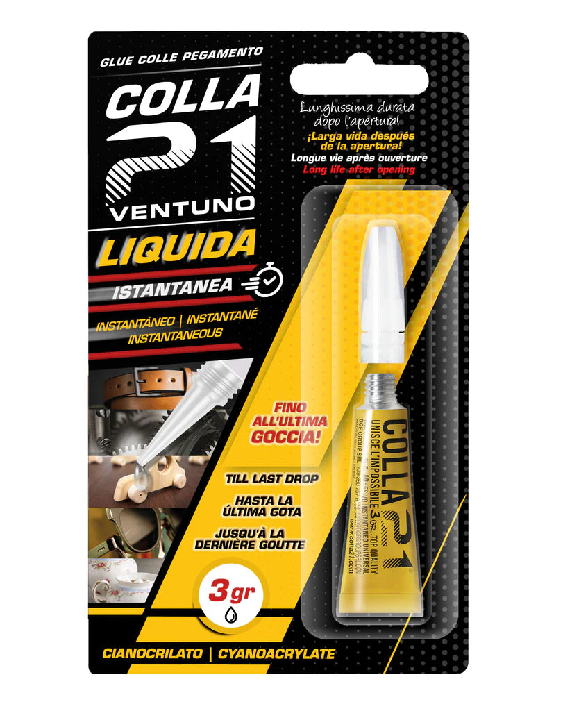 COLLA 21 CIANOACRILATO 3 GR. LIQUIDA