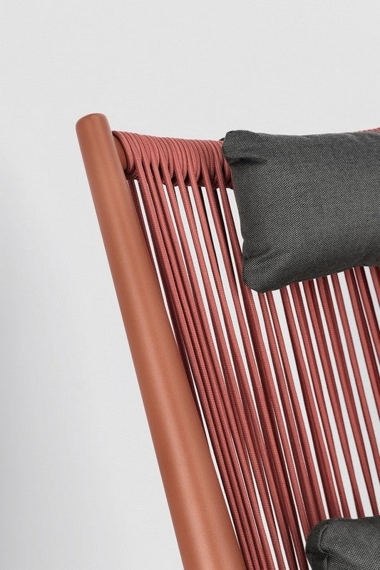 POLTRONA LOUNGE C-C ALOHA TERRACOTTA