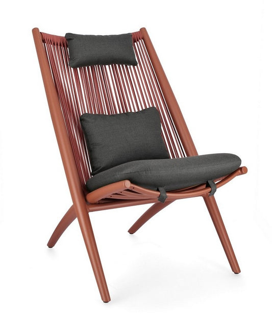 POLTRONA LOUNGE C-C ALOHA TERRACOTTA