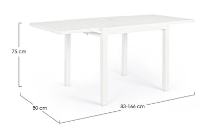 TAVOLO ALL.PELAGIUS 83-166X80 BIA YK11