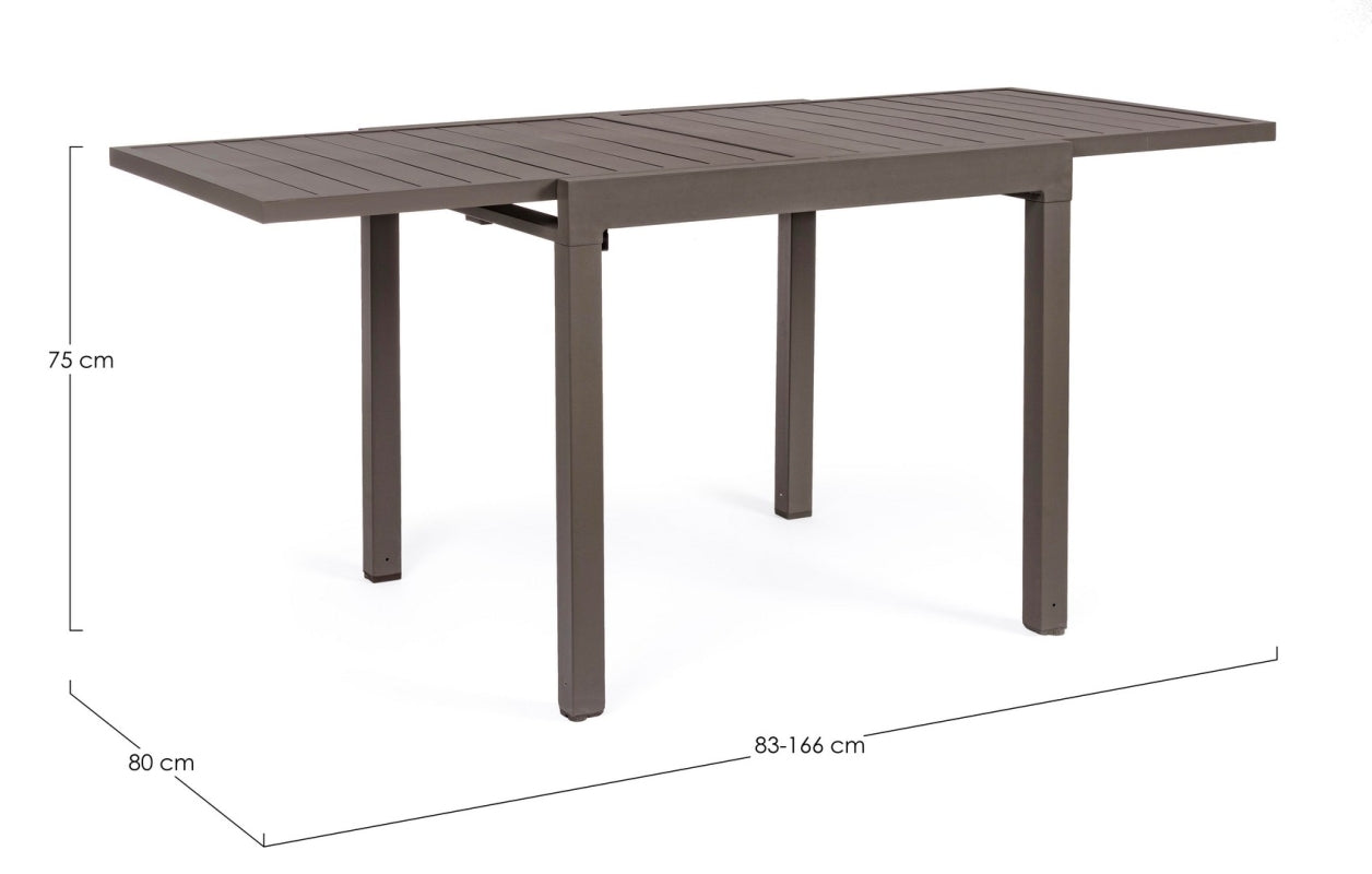 TAVOLO ALL.PELAGIUS 83-166X80COFFEE YK14