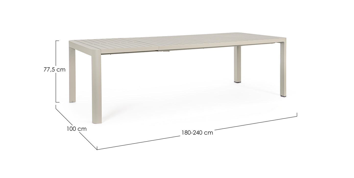 TAVOLO ALL. KIPLIN 180-240X100 RASTIN