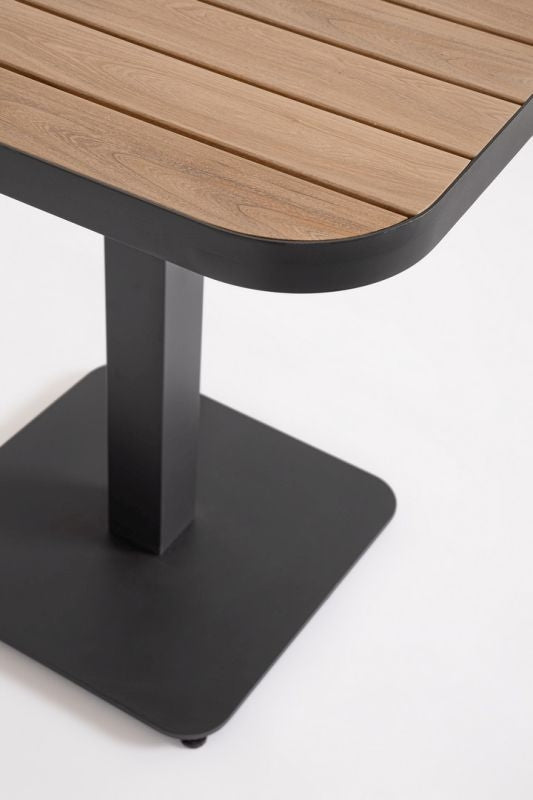 TAVOLO BELMAR 75X75 ANTRACITE YK 13