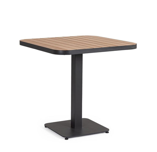 TAVOLO BELMAR 75X75 ANTRACITE YK 13
