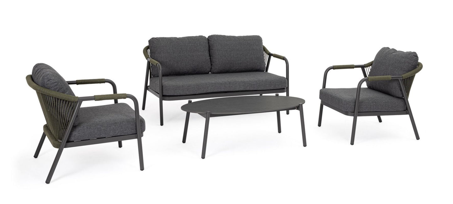 SET4 SALOTTO C-C MIRAVET ANT/VERDE
