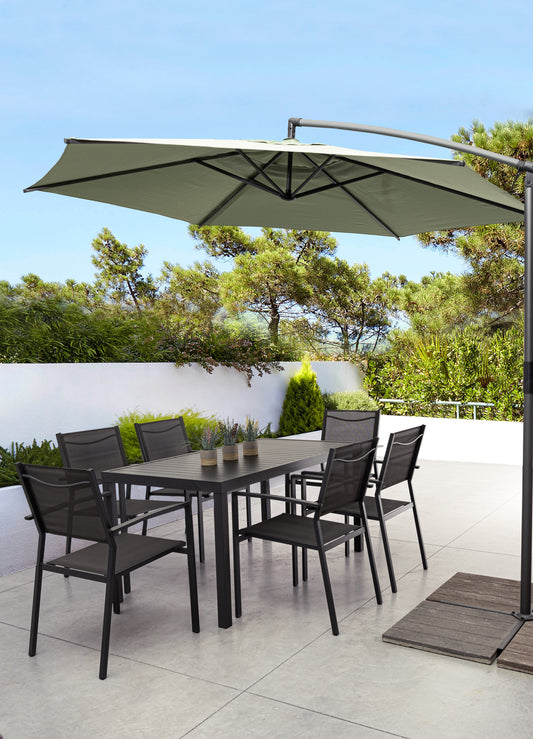 OMBRELLONE BRACCIO TROPEA 3M ANT-OLIVE