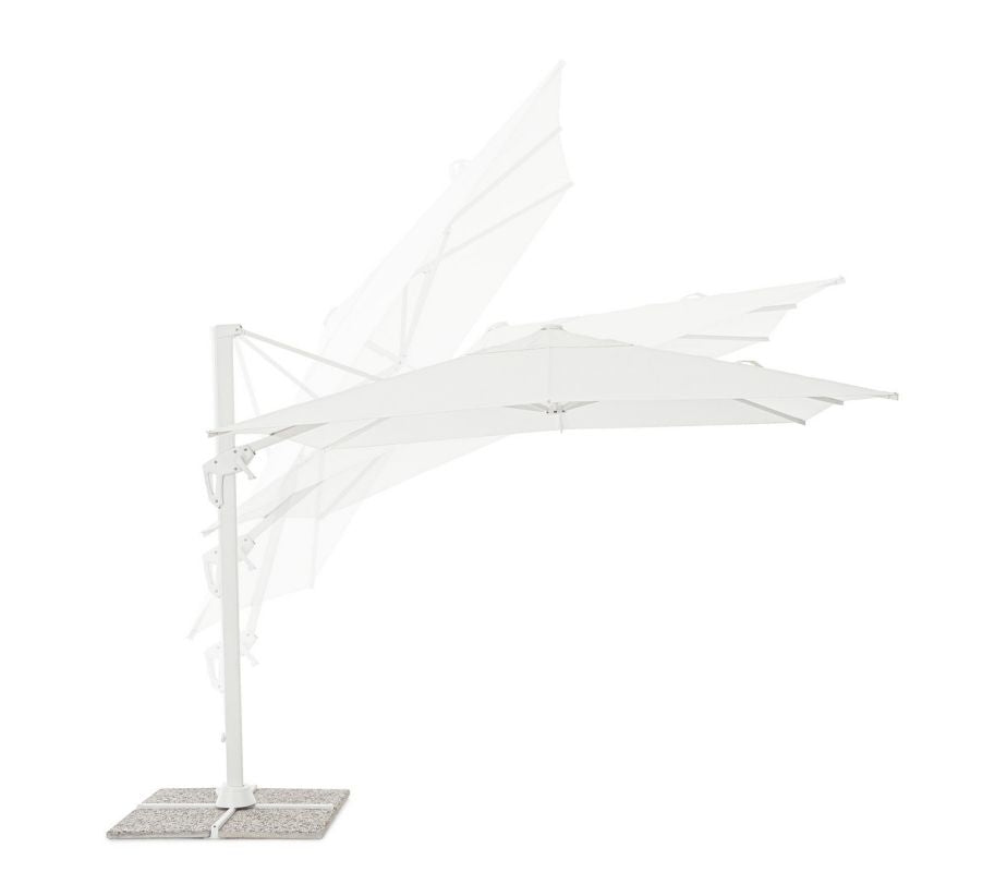 OMBRELLONE BRACCIO VEGA 3X3 BIANCO