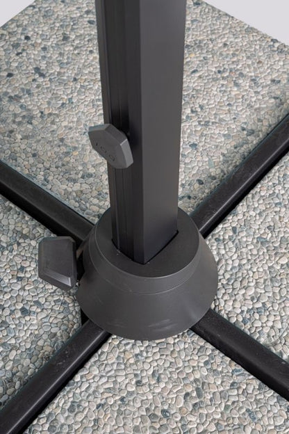 OMBRELLONE BRACCIO VEGA 3X3 ANTR-GRIG