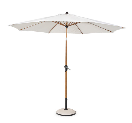 OMBRELLONE PALINURO C-SNODO 3M NAT-BIANCO