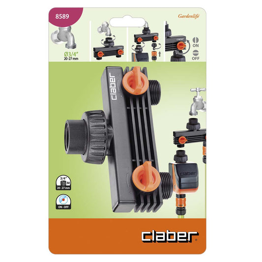 PRESA A DUE VIE 3/4" MASCHIO BLISTER