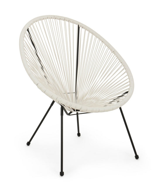 POLTRONA PARKER BIANCO