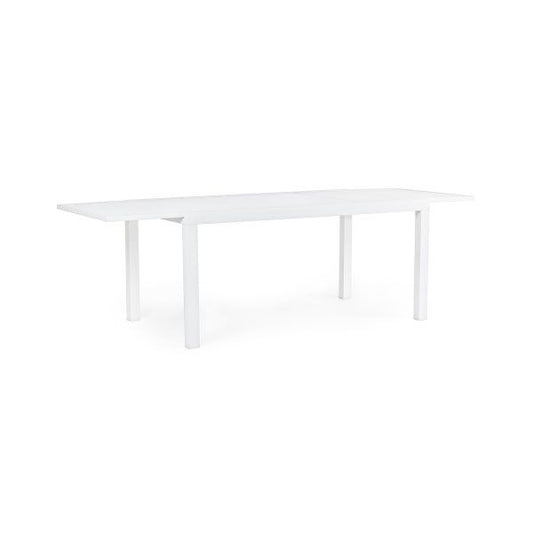 TAVOLO ALL. HILDE 160-240X90 BIANCO LD30