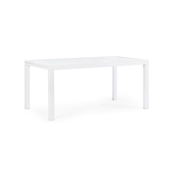 TAVOLO ALL. HILDE 160-240X90 BIANCO LD30