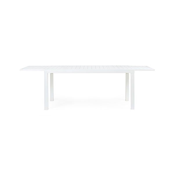 TAVOLO ALL. HILDE 160-240X90 BIANCO LD30
