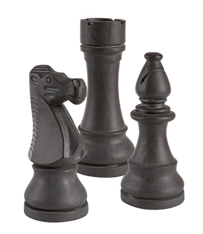 DECORAZIONE CHESS 3FIGURE ANTRACITE ASS3
