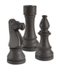 DECORAZIONE CHESS 3FIGURE ANTRACITE ASS3