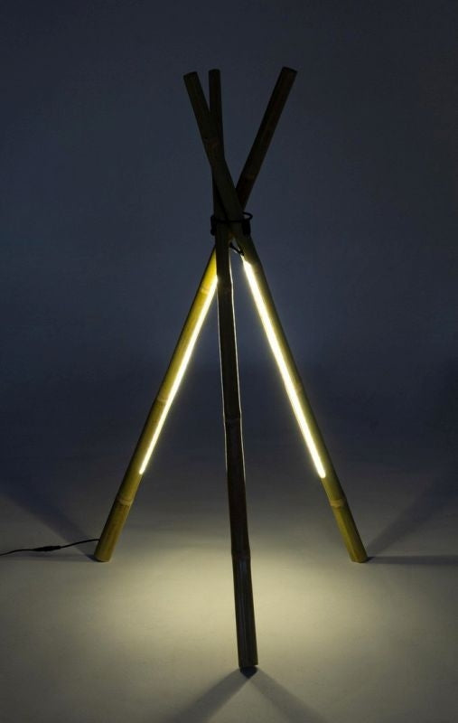 PIANTANA LED TREPPIEDE BAMBOO H109
