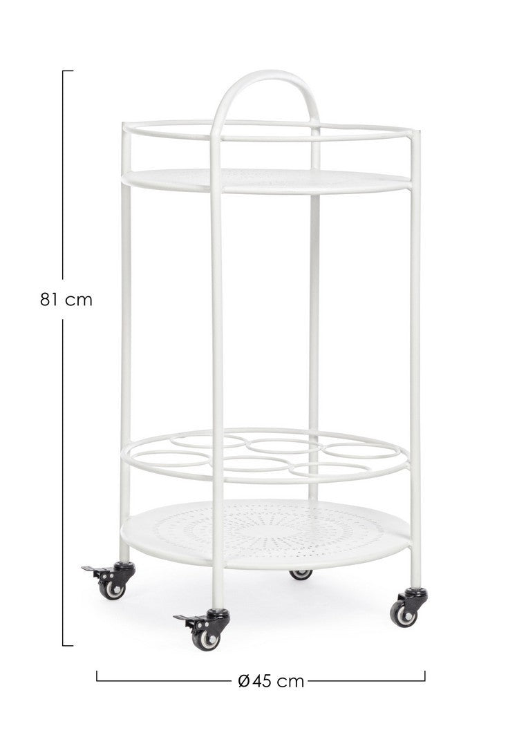 CARRELLO C-P. BOTTIGLIE BURTON BIANCO